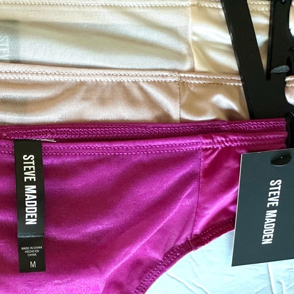 Steve Madden Glistening Thong Panties 5 Pc Set Size Medium - Picture 4 of 6